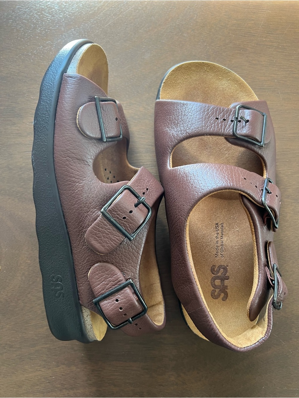 SAS Relaxed Walking Comfort Sandal - Brown - Women’s size 7.5